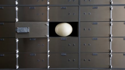 Ob Ei oder Gold: Der Inhalt von Schließfächern ist geheim. 