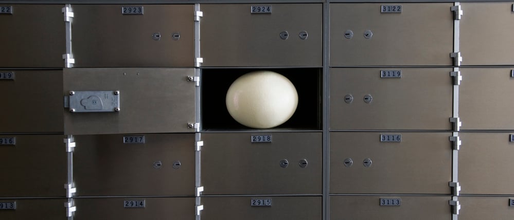 Ob Ei oder Gold: Der Inhalt von Schließfächern ist geheim. 