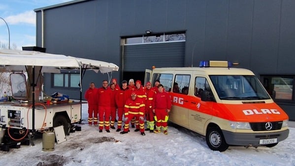 Die Einsatzhalle in Berlin-Spandau.