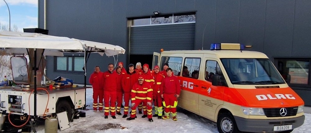 Die Einsatzhalle in Berlin-Spandau.