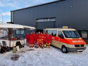 Die Einsatzhalle in Berlin-Spandau.