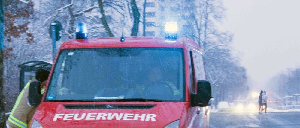 Feuerwehr im Einsatz.