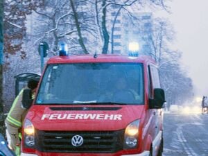 Feuerwehr im Einsatz.
