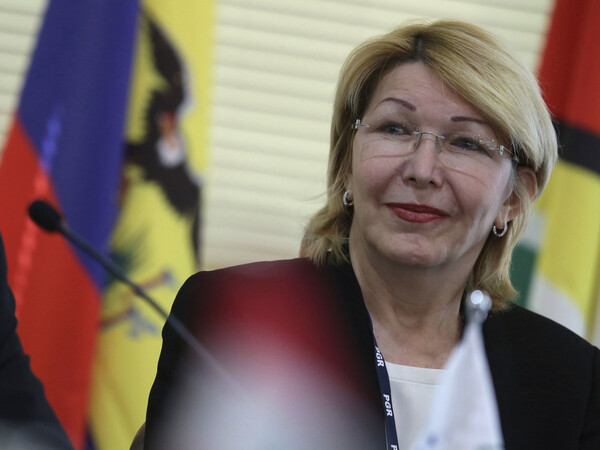 Die frühere venezolanische Staatsanwältin Luisa Ortega nimmt am 23.08.2017 an einem Treffen von Staatsanwälten des Wirtschaftsbunds Mercosur in Brasilia (Brasilien) teil. Ortega, die nach ihrer Absetzung nach Kolumbien floh, machte Korruptionsvorwürfe gegen den venezolanischen Präsidenten Maduro. Foto: Eraldo Peres/AP/dpa +++ dpa-Bildfunk +++