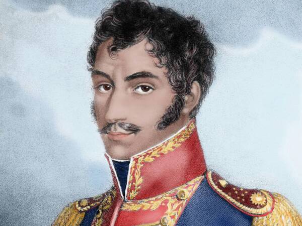 Simon Bolivar (Caracas, 1793-Santa Marta, 1830). Military and Venezuelan statesman called The Liberator . Colored engraving. PUBLICATIONxINxGERxSUIxAUTxONLY Copyright: xFredericoxTarresx/xDanitaxDelimont HI12 PRI0178 Simon Bolivar Caracas 1793 Santa Marta 1830 Military and Venezuelan Statesman called The Liberator Colored Engraving PUBLICATIONxINxGERxSUIxAUTxONLY Copyright xFredericoxTarresx xDanitaxDelimont HI12 PRI0178