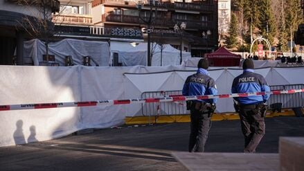 Die Bar „Le Constellation“ in Crans-Montana. 