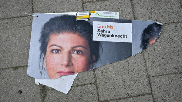 Rapider Absturz nach gutem Start. Laut Umfragen hat sich das Wählerpotenzial des BSW in nur zwei Jahren halbiert.