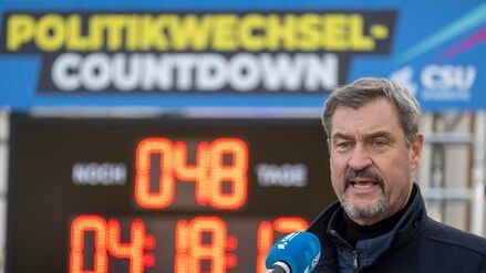 Markus Söder, CSU-Parteivorsitzender, beim Auftakt der Winterklausur der CSU-Landesgruppe in Seeon. 