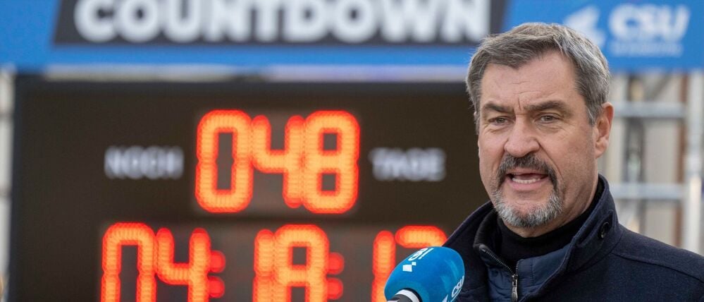 Markus Söder, CSU-Parteivorsitzender, beim Auftakt der Winterklausur der CSU-Landesgruppe in Seeon.