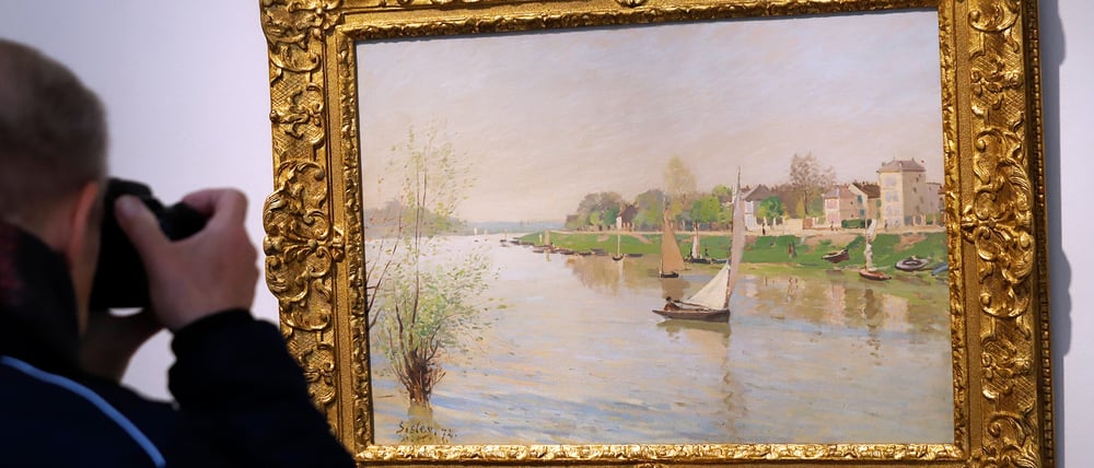 Villa Liebermann am Wannsee in Berlin-Zehlendorf bereitete wegen des Stromausfalls eine Evakuierung vor.