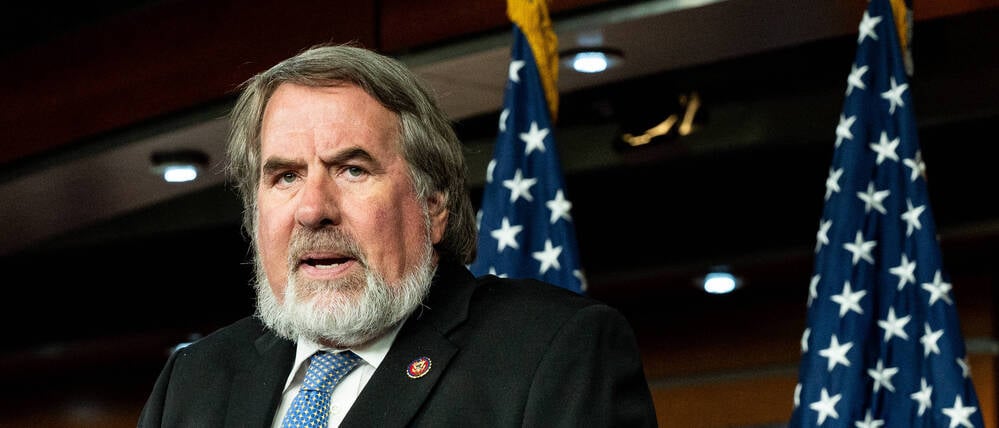 June 14, 2023, Washington, District of Columbia, United States: U.S. Representative Doug LaMalfa R-CA speaking at a press conference where members of the House Republican Study Committee introduced their FY2024 budget at the U.S. Capitol. Washington United States - ZUMAs197 20230614_zaa_s197_101 Copyright: xMichaelxBrochsteinx