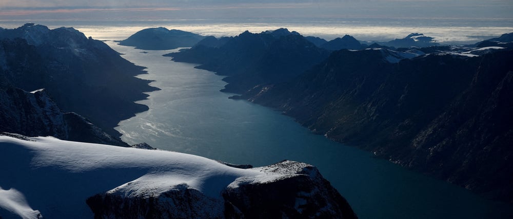 Ein Fjord im Westen Grönlands
