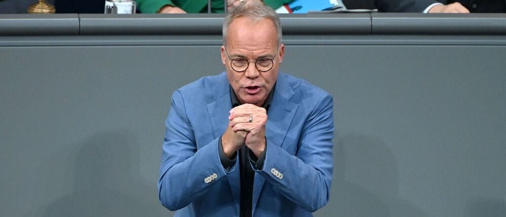 Matthias Miersch, SPD-Fraktionsvorsitzender, spricht im Bundestag.