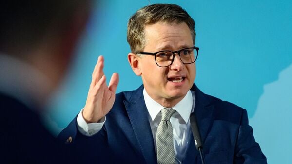 Carsten Linnemann, CDU-Generalsekretär, spricht auf dem 38. Landesparteitag der CDU Brandenburg.