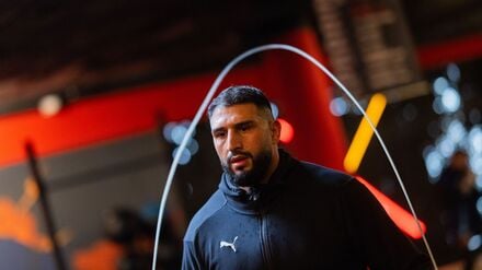 Beim Training: der deutsche Schwergewichtsboxer Agit Kabayel. (Archivbild)