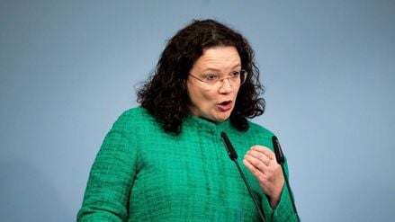 Andrea Nahles, Vorstandsvorsitzende der Bundesagentur für Arbeit.