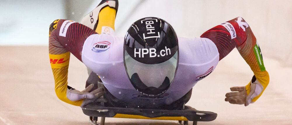 Skeleton-Olympiasieger Christopher Grotheer sichert sich im Nachhole-Rennen in St. Moritz das Olympia-Ticket. (Archivbild)