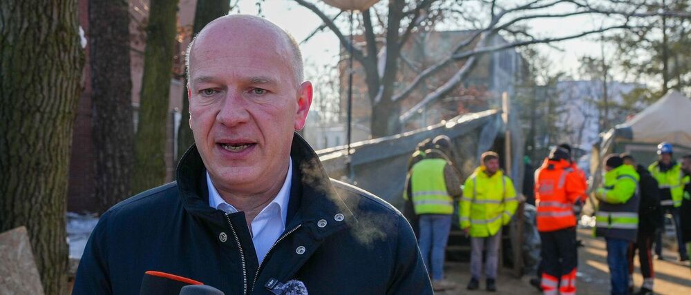Berlins Regierender Bürgermeister Kai Wegner (CDU) ist nach dem tagelangen Stromausfall erleichtert. (Archivbild)