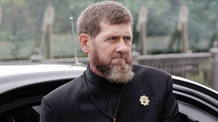 Ramsan Kadyrow vor einem Treffen mit Wladimir Putin in Moskau am 7. August 2025.