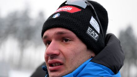 Bei der Erinnerung an seinen Freund weint Tommaso Giacomel. 