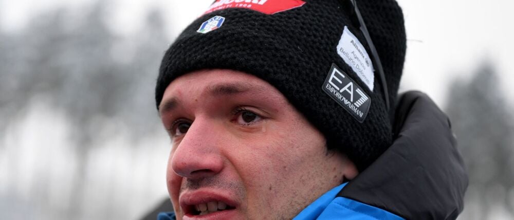 Bei der Erinnerung an seinen Freund weint Tommaso Giacomel.