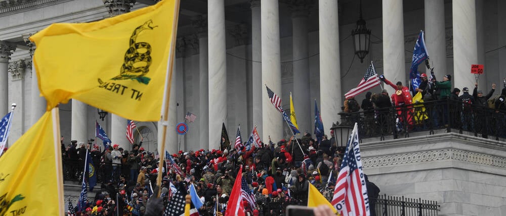 Trump-Anhänger erstürmen das Kapitol.