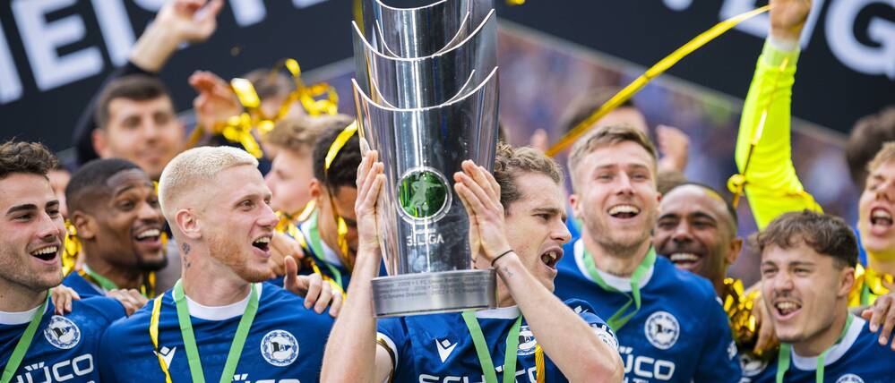 Offene Frage. Wer in dieser Saison als Nachfolger von Arminia Bielefeld neuer Meister der Dritten Liga wird, ist fast unmöglich vorherzusagen.