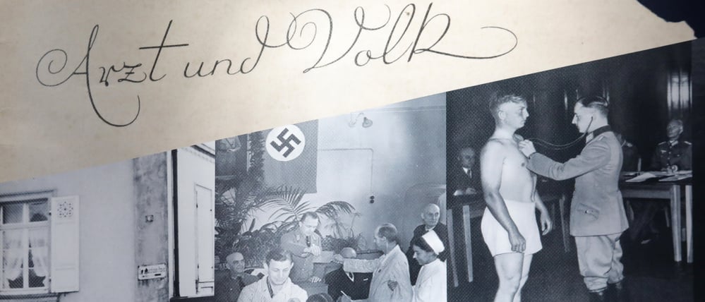 In der KVBB beschäftigt sich eine Ausstellung mit der Medizin im Nationalsozialismus.
