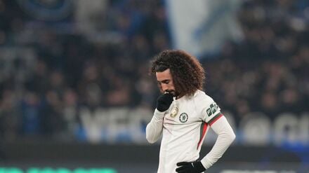 Sah bei Chelseas Niederlage die Rote Karte: Marc Cucurella. (Archivbild)