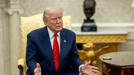March 13, 2025, Washington, Dc, United States: U.S President Donald Trump, remarks during a bilateral meeting with NATO Secretary General Mark Rutte, at the Oval Office of the White House, March 13, 2025 in Washington, D.C. Washington United States - ZUMAp138 20250313_zaa_p138_016 Copyright: xDanielxTorok/WhitexHousex