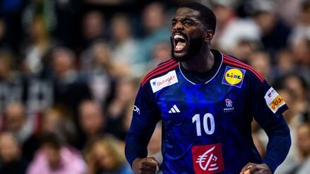 Dika Mem freut sich schon auf die NBA des Handballs und kommt vielleicht ja auch schon vor 2027 nach Berlin.