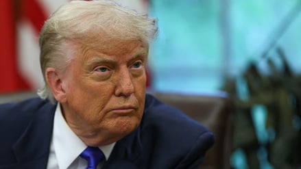 Donald Trump im Oval Office (Archivbild)