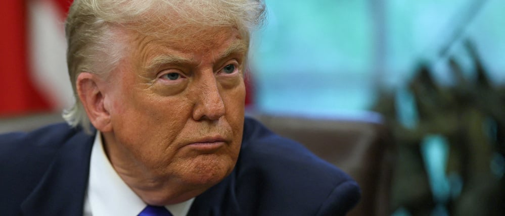 Donald Trump im Oval Office (Archivbild)