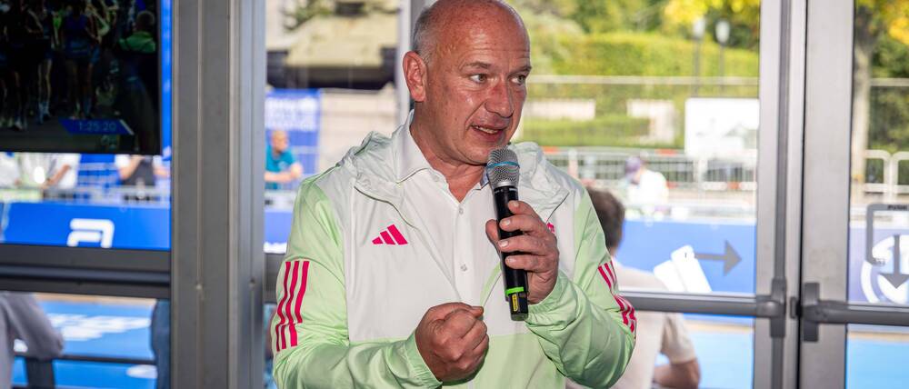 Kai Wegner beim Berlin-Marathon