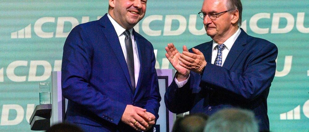 Sven Schulze (CDU) will im Januar Ministerpräsident werden und auf Reiner Haseloff (CDU) folgen. (Archivbild)