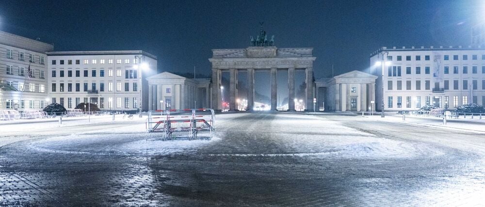 Reichlich Schneefall wurde zunächst für Berlin vorhergesagt.