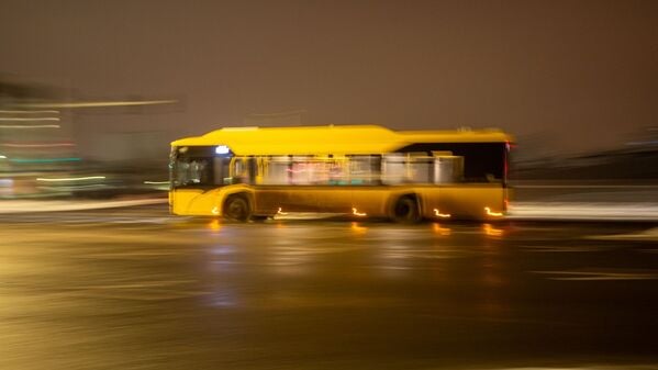 Ein zwölf Meter langer BVG-Bus.