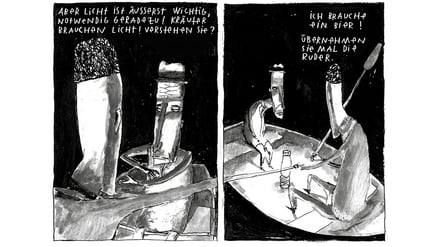 Eine Seite aus Jens Balzers und Martin tom Diecks „Salut, Deleuze“