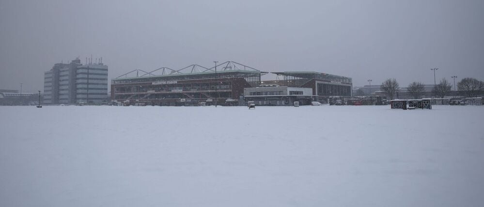 Millerntorstation in Hamburg. Hier spielt der FC St. Pauli.