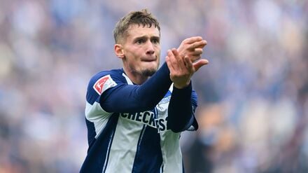 Michael Cuisance gehört zu den erfahrensten Spielern im Kader von Hertha BSC. (Archivbild)