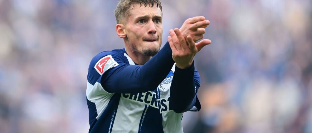 Michael Cuisance gehört zu den erfahrensten Spielern im Kader von Hertha BSC. (Archivbild)