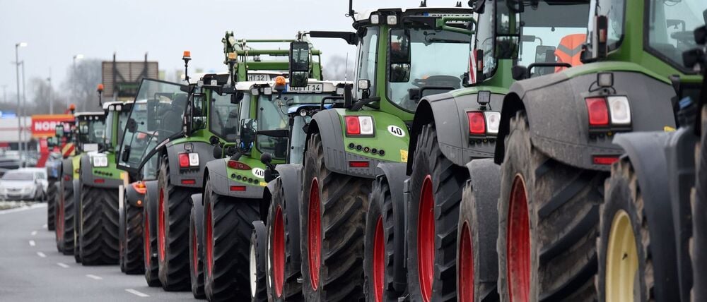 Die Proteste wurden von den Landwirten vom 11. bis zum 17. Januar angemeldet. (Archivbild)