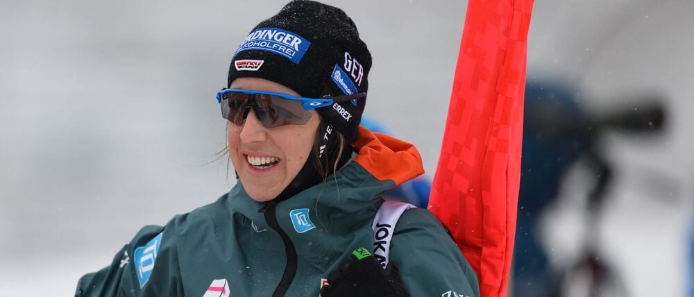 War trotz schlechten Wetters beim Schießtraining: Franziska Preuß.