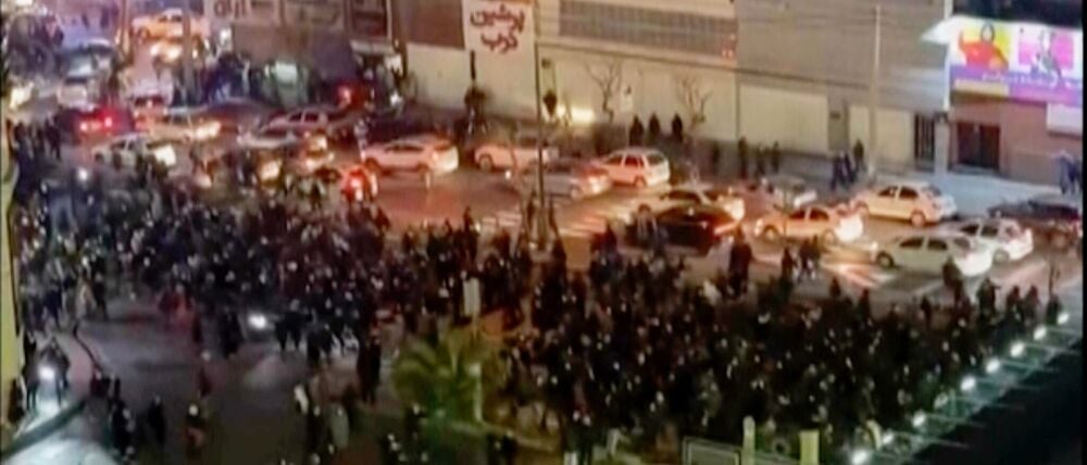 Proteste Anfang Januar im Iran.