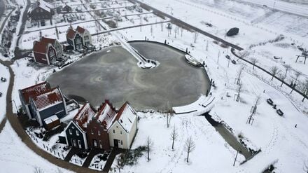 Viele Landschaften sind seit Tagen verschneit - auch in Regionen, in denen das mittlerweile eher selten vorkommt.