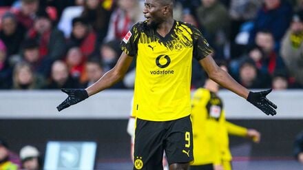 Die Formkrise von Dortmunds Angreifer Serhou Guirassy geht weiter. (Archivbild)