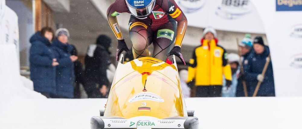 Laura Nolte verpasst beim Monobob-Weltcup in St. Moritz erstmals das Podium. Aber sie holt EM-Bronze.