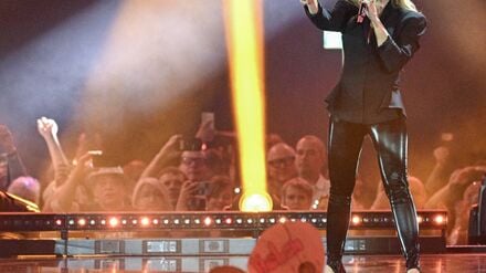 Helene Fischer ist zurück nach der Babypause. Hier bei ihrem Auftritt in der Musikshow „Schlagerchampions - Das große Fest der Besten“.