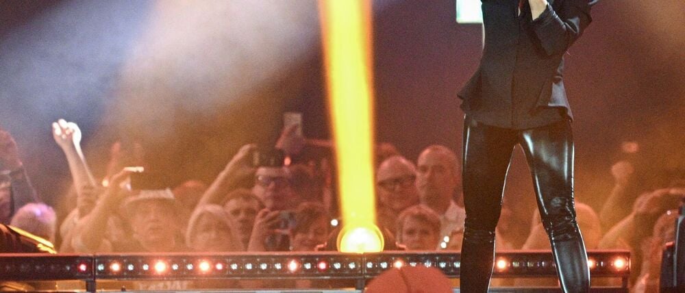 Helene Fischer ist zurück nach der Babypause. Hier bei ihrem Auftritt in der Musikshow „Schlagerchampions - Das große Fest der Besten“.