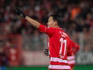 Woo-yeong Jeong erzielte gegen Mainz den Anschlusstreffer für Union.